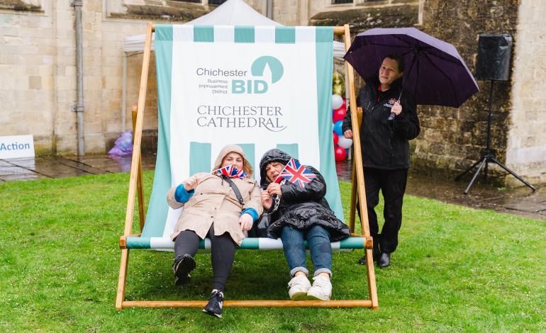 Images from the screening on the Cathedral Green