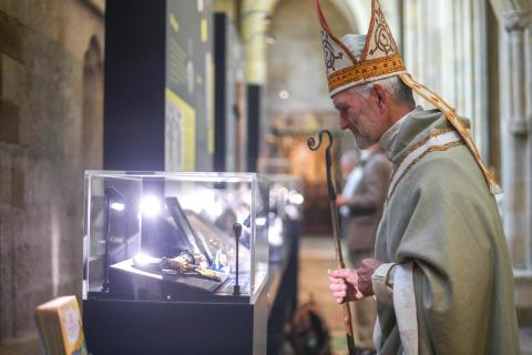 St Richard visits the Religion, Rebellion and Reformation exhibition