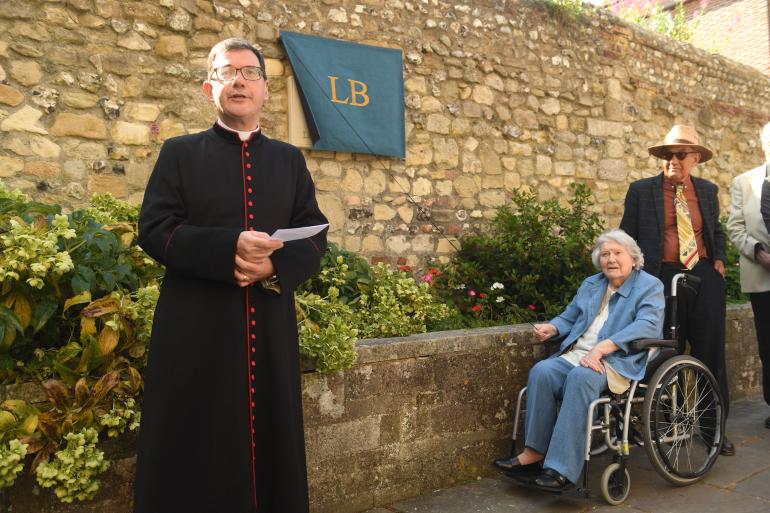 Rev Edward Dowler with Patricia Routledge