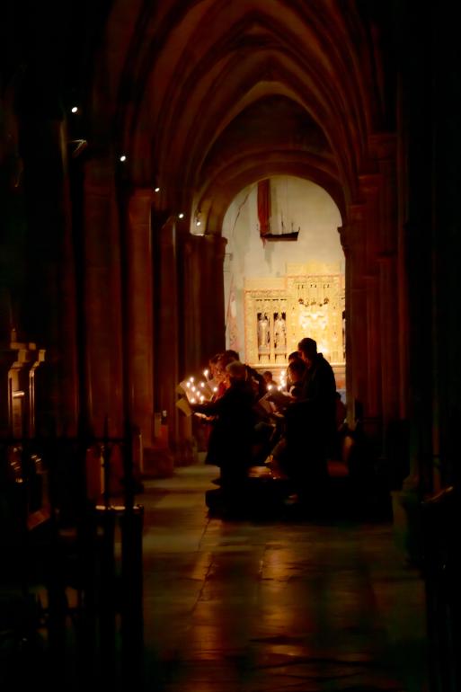 Photo Of Worship At Advent Procession 